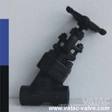 API602 Acier Forgé Y Type Globe Valve